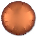 Сатин медь фольгированный круг 46 см
