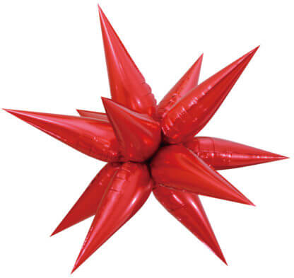 Фигура Звезда составная 66 см, красная