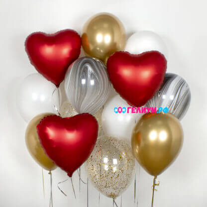 Композиция воздушных шаров «Любовь»