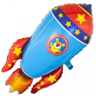 Фигура Ракета с инопланетянином, 104 см