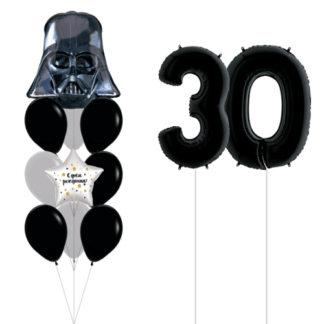 Композиция воздушных шариков «Звёздные войны с днем рождения»