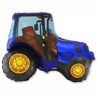 Фольгированная фигура Трактор, синий, 92 см