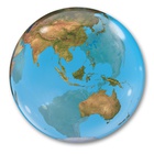 Шар 3D Deco Bubble, планета Земля, 56 см