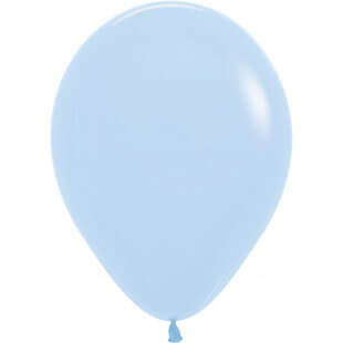 Латексный шар 30 см, макарунс, нежно-голубой