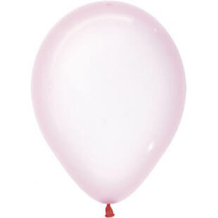 Латексный шар 30 см, макарунс, хрустально-розовый