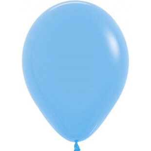 Латексный шар 30 см, пастель, голубой