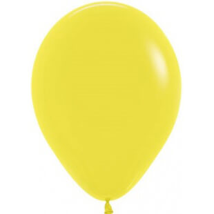 Латексный шар 30 см, пастель, жёлтый
