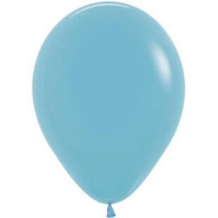 Латексный шар 30 см, пастель, синяя бирюза