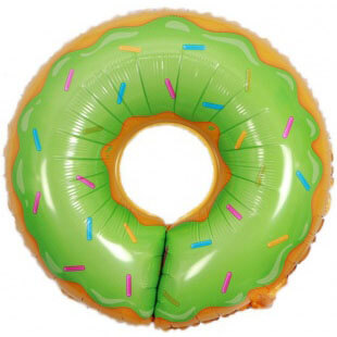 Фигура Пончик зелёный, 69 см