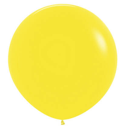 Латексный шар 76 см, жёлтый, пастель