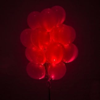 Светящиеся шары с диодами Красные