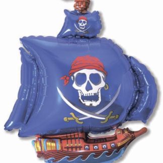 Фигура Пиратский корабль, синий, 104 см