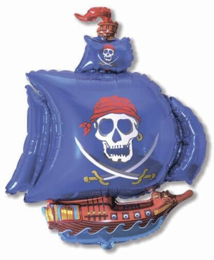 Фигура Пиратский корабль, синий, 104 см
