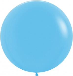 Латексный шар 76 см, голубой, пастель