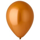 Латексный шар 30 см, хром, оранжевый
