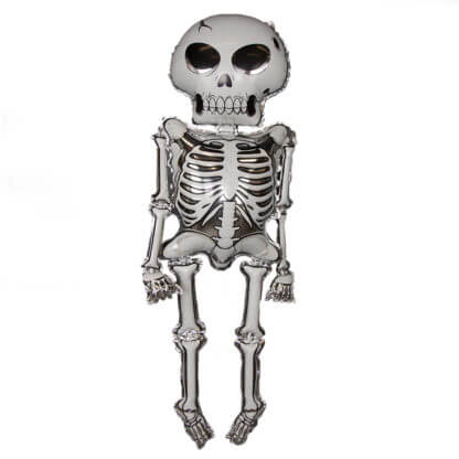 Ходячая фигура Скелет белый, 157 см