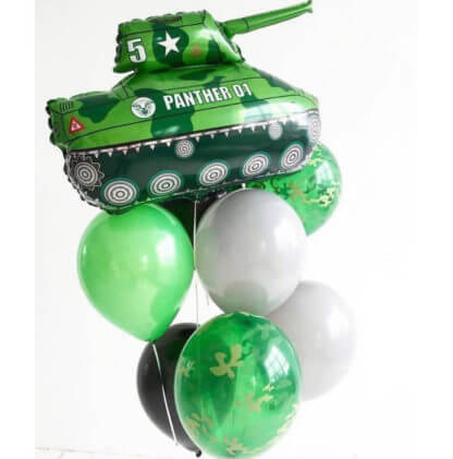 Набор шаров с танком для мужчины