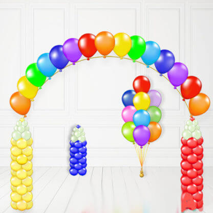 Разноцветные карандаши из воздушных шаров