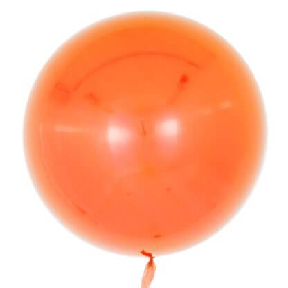 Шар 3D Deco Bubble, 46 см, оранжевый