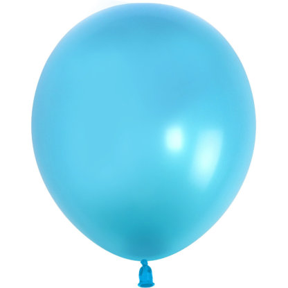 Латексный шар 25 см, голубой, пастель