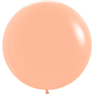 Латексный шар 61 см, пастель, персиковый