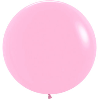 Латексный шар 61 см, розовый, пастель