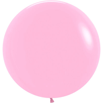 Латексный шар 61 см, розовый, пастель
