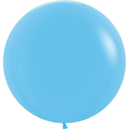 Латексный шар 61 см, голубой, пастель