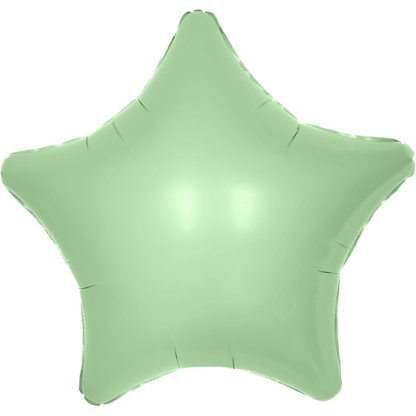 Оливковая фольгированная звезда 46 см