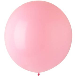 Латексный шар 61 см, розовый, макарунс
