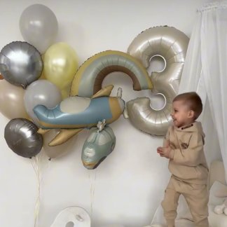 Набор шаров с гелием мальчику на день рождения